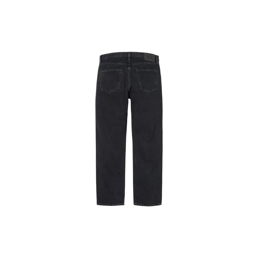 Джинсы Supreme Slim Straight Selvedge Jean 'Washed Black' 2