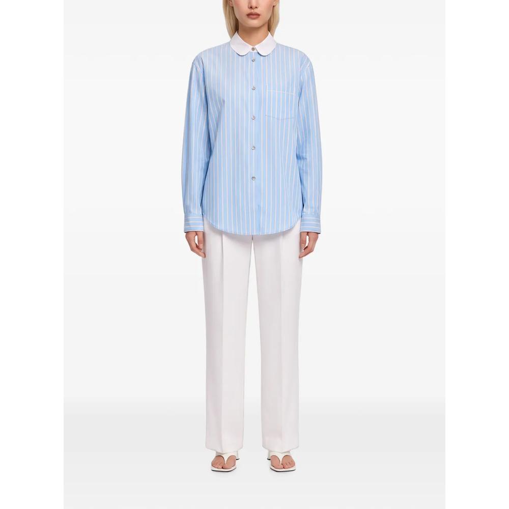 striped Peter Pan collar shirt 2