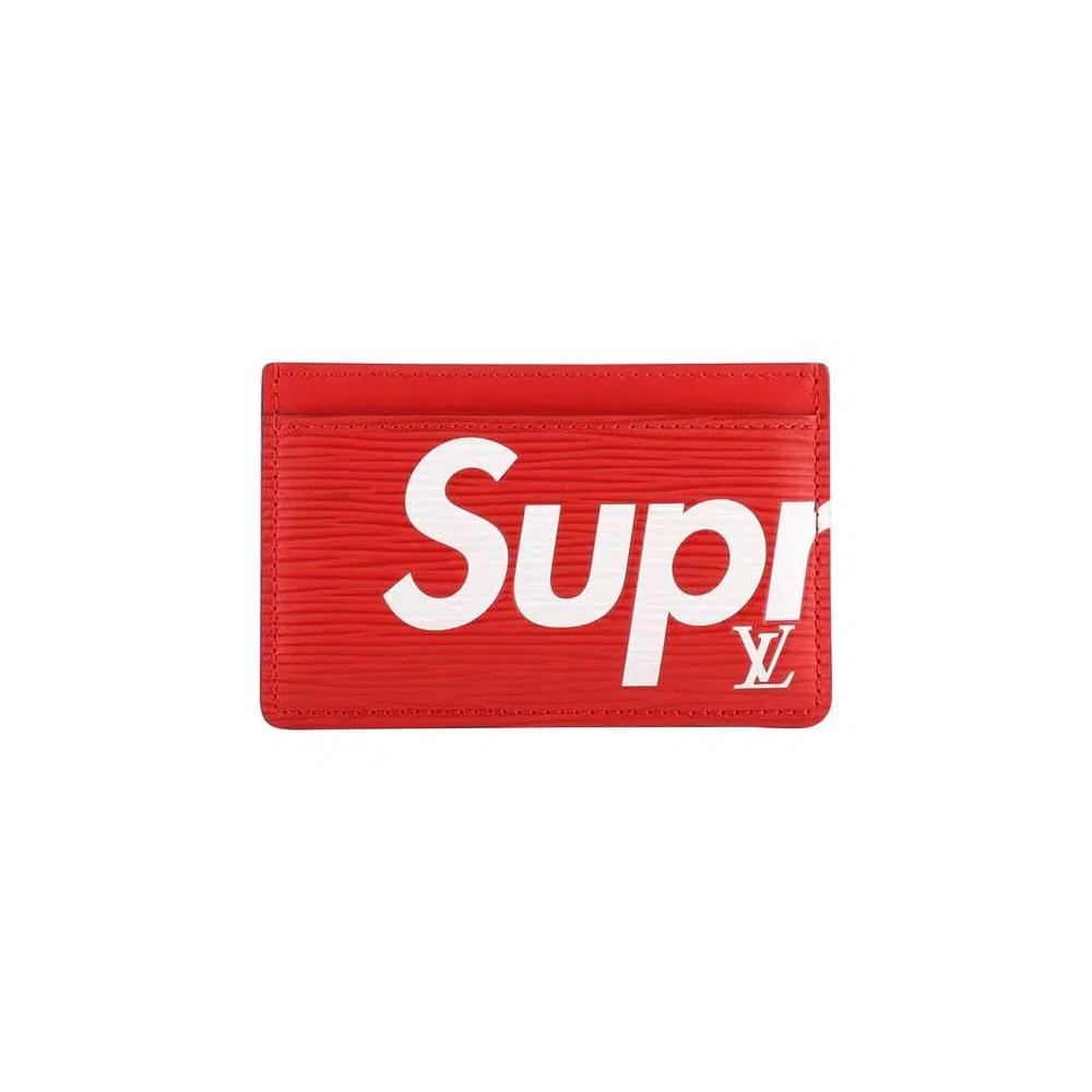 Кошельки Louis Vuitton x Supreme Porte Carte Simple 'Красный' 1