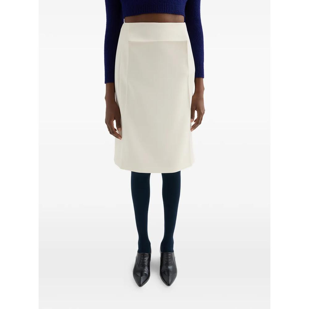 Креповая юбка миди 2