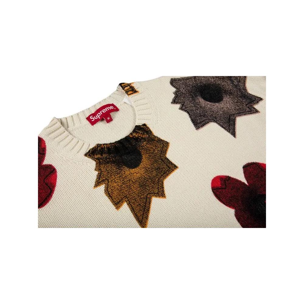 Свитера Supreme x Nate Lowman Sweater 'White' 3