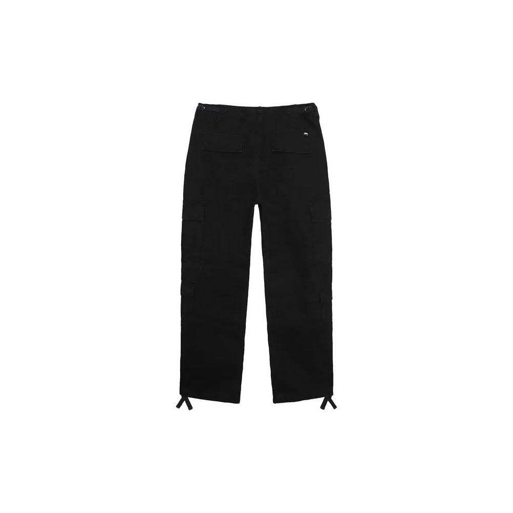 Штаны карго Stussy Ripstop Surplus, цвет «Black» 2