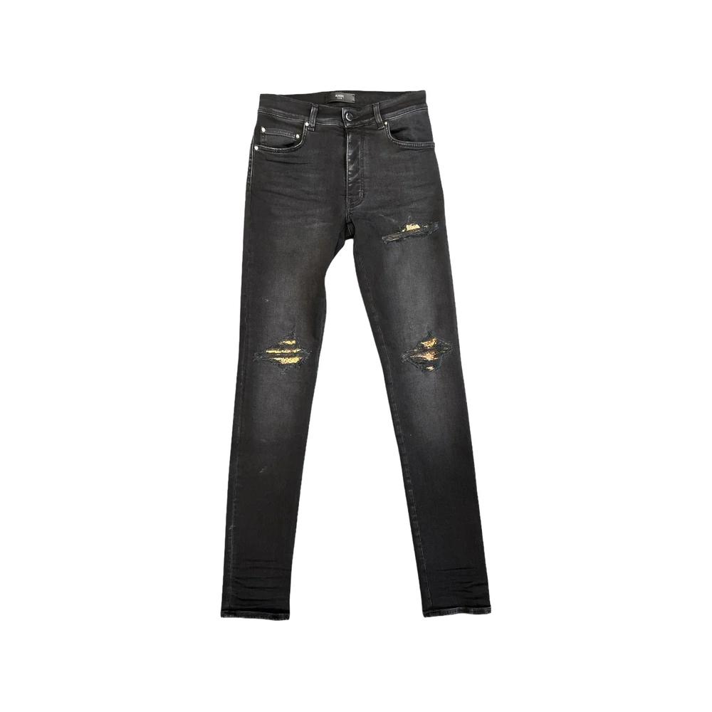 distressed-effect jeans 1