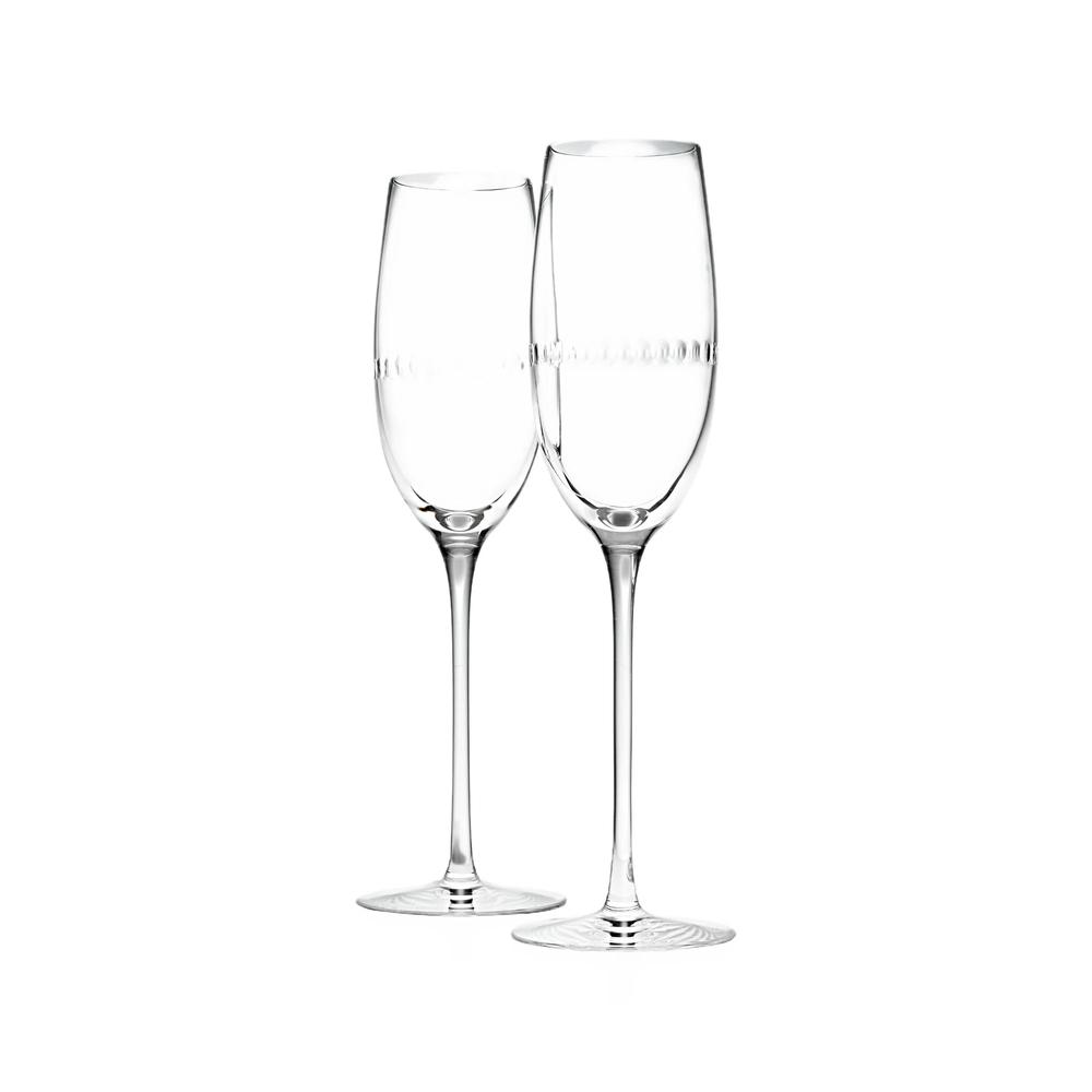 Perles champagne flutes (set of two) 1