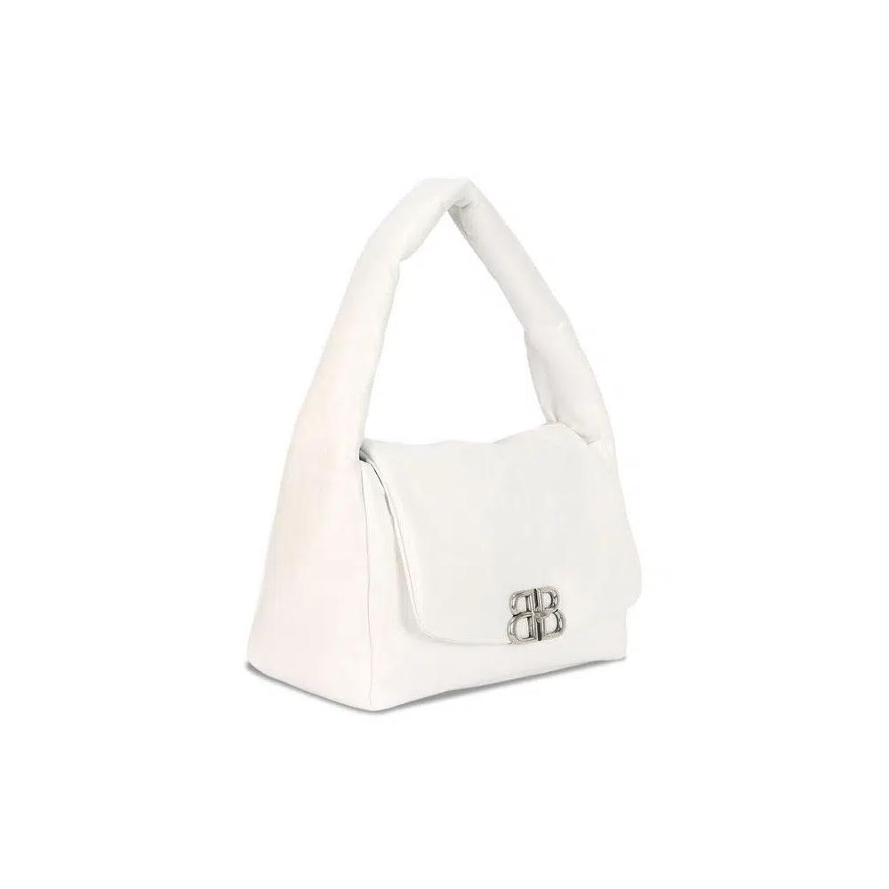 Сумки через плечо Balenciaga Medium Monaco Sling Bag 'Optic White' 2