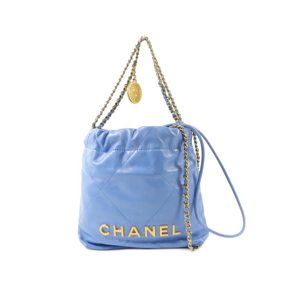 Стеганая сумка на плечо Chanel 22 Mini 1