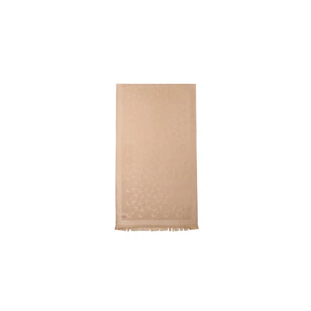 Женский длинный шарф Bias Signature C Oblong из верблюжьей шерсти 29CO100562 2