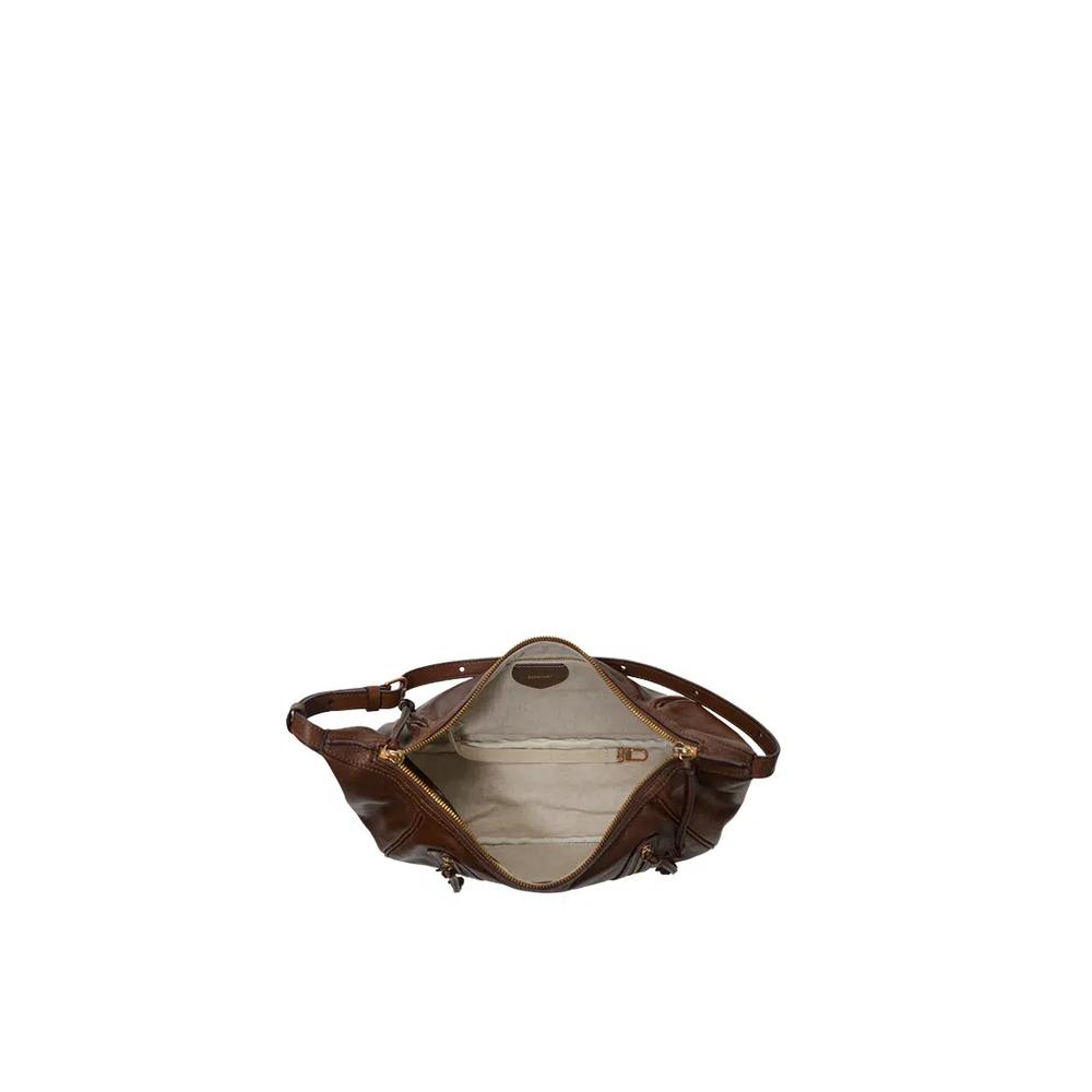 Ursula V11 2-Way Drape Hobo / Сумка через плечо Малая - Какао 4