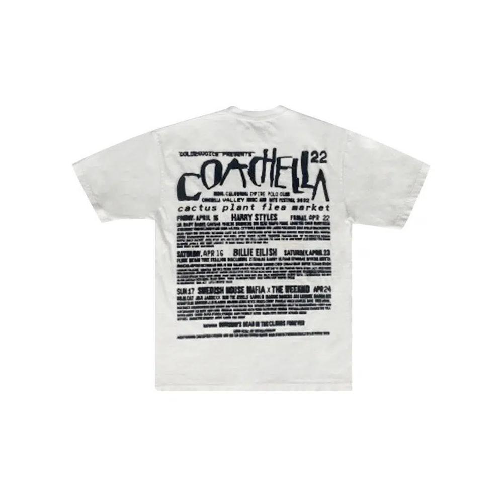 Футболки Cactus Plant Flea Market x Coachella Tee 'White/Red' 2