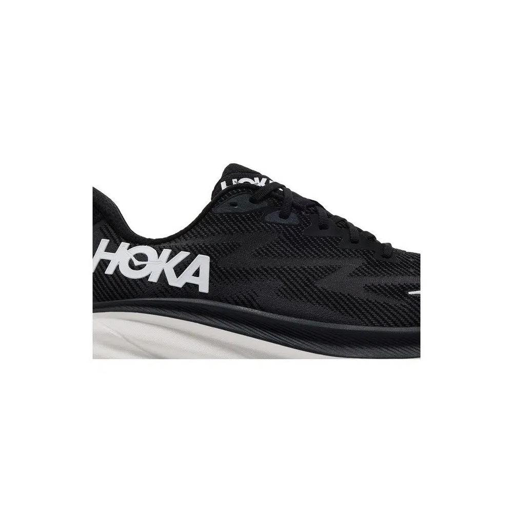 Кроссовки HOKA Clifton 9 2E Wide 'Black White' 2