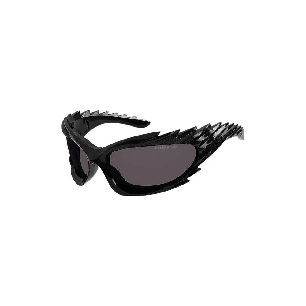 Balenciaga Spike прямоугольные солнцезащитные очки «Чёрные» 2