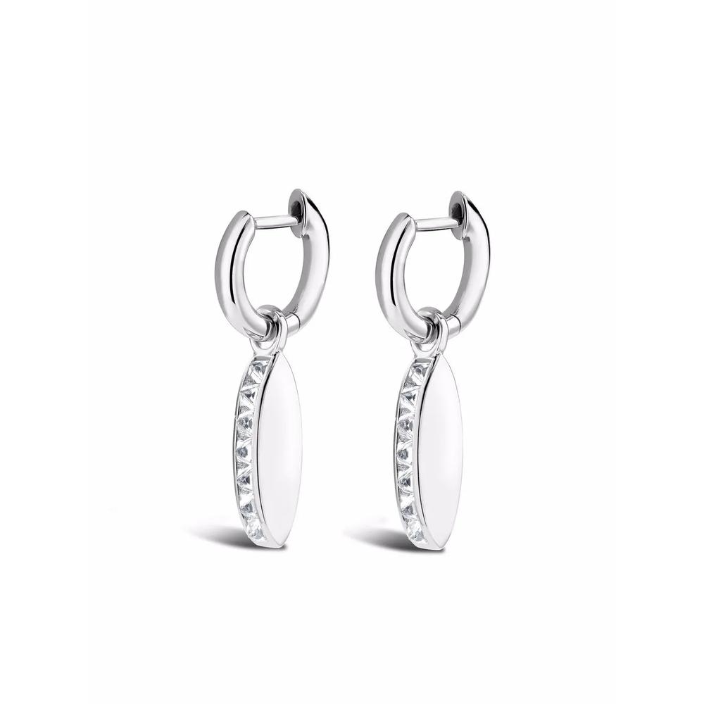 Серьги RockChic из белого золота с бриллиантами 2