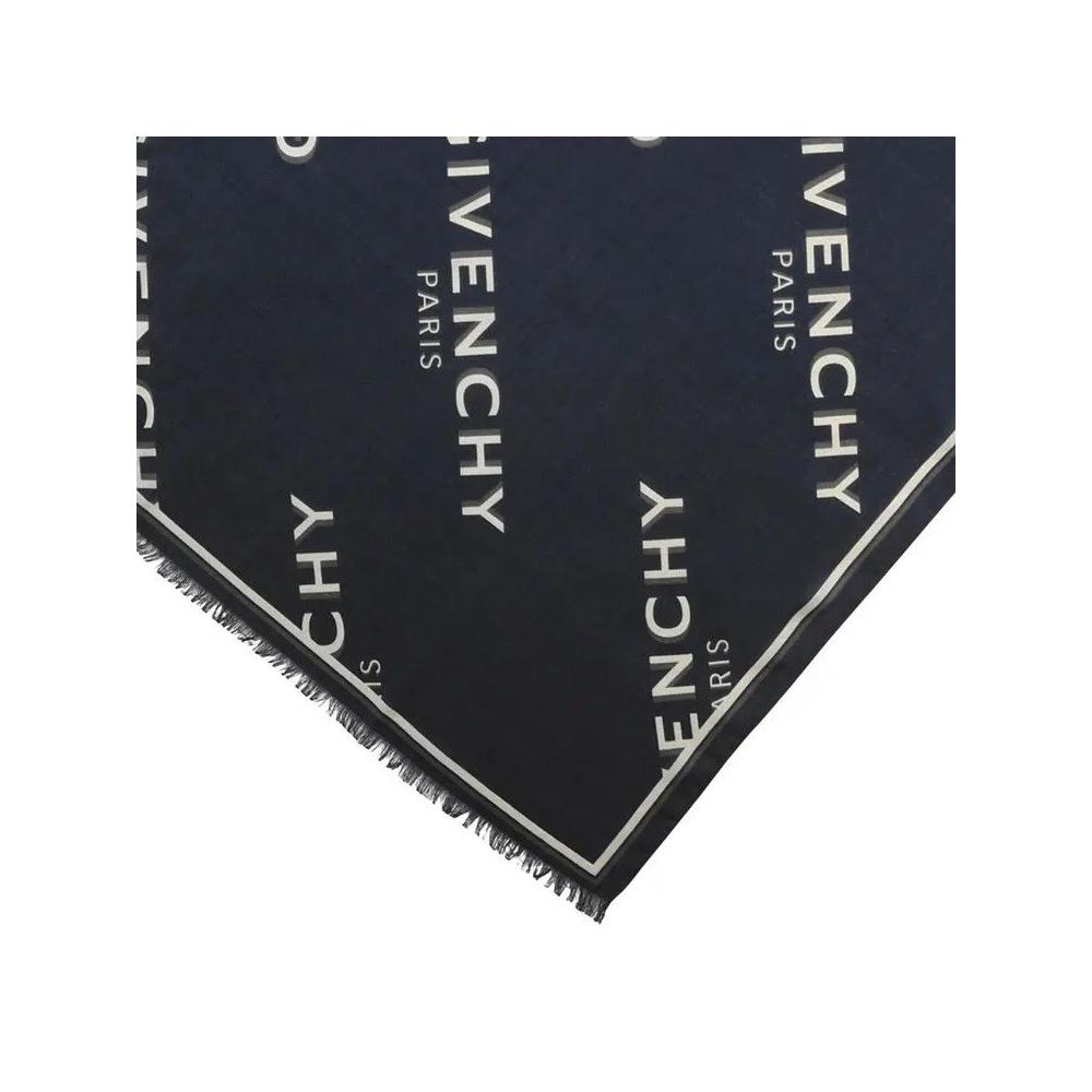 Шарфы Givenchy Shadow Logo Scarf 'Navy' 3