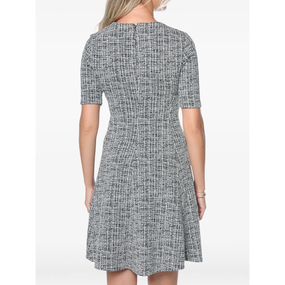 zip-detail tweed mini dress 4