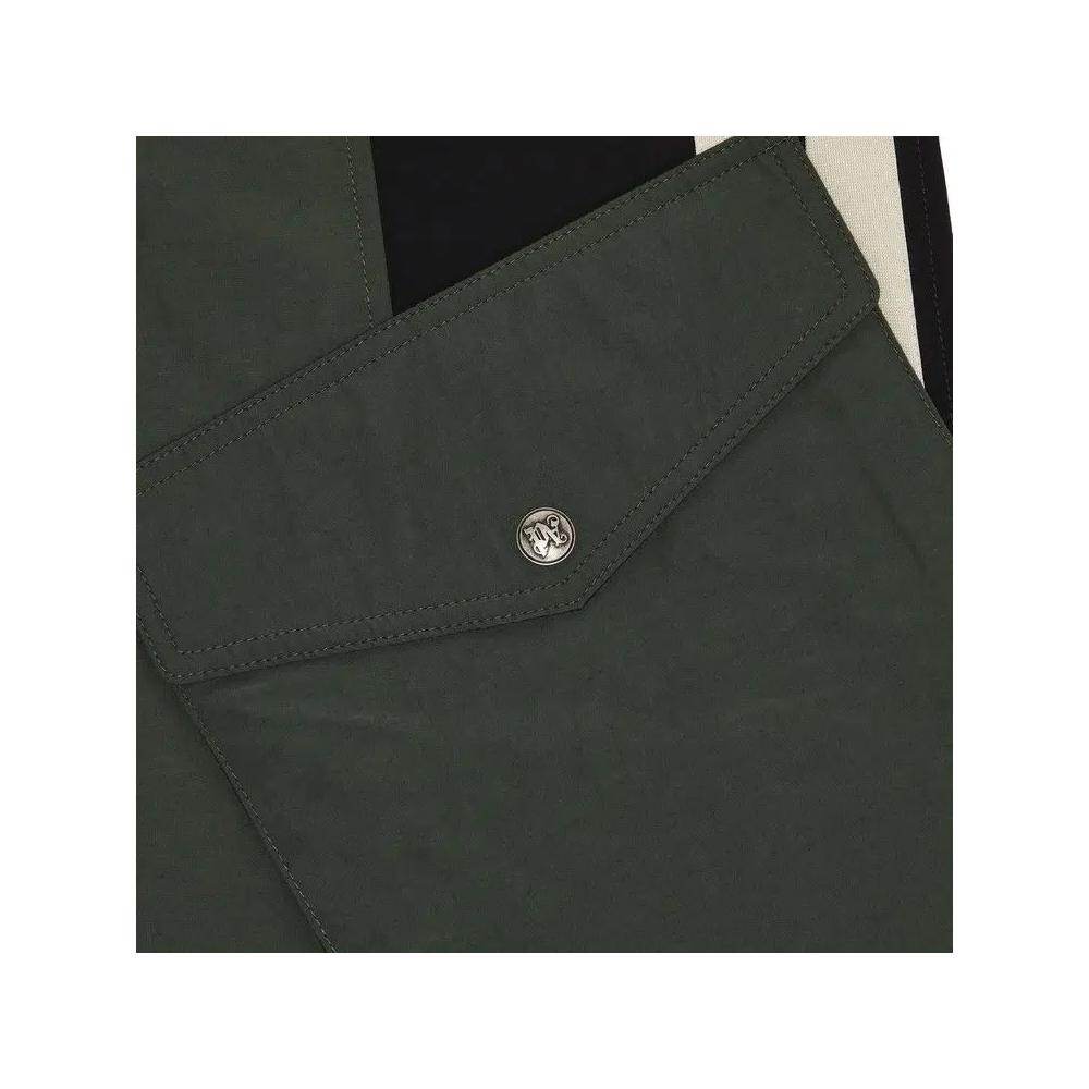 Брюки Palm Angels Colorblock Карго-брюки 'Forest Green/Black' 3