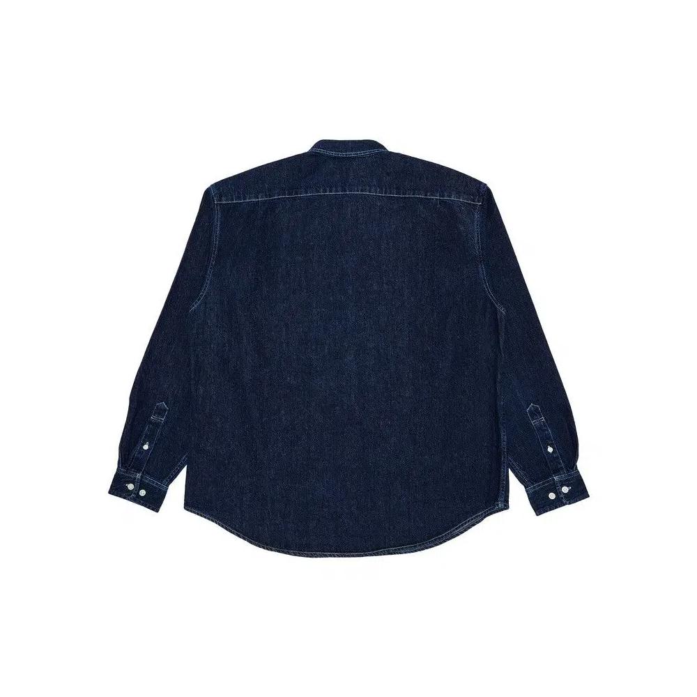 Рубашки на пуговицах Supreme Small Box Shirt 'Вымытый деним' 2