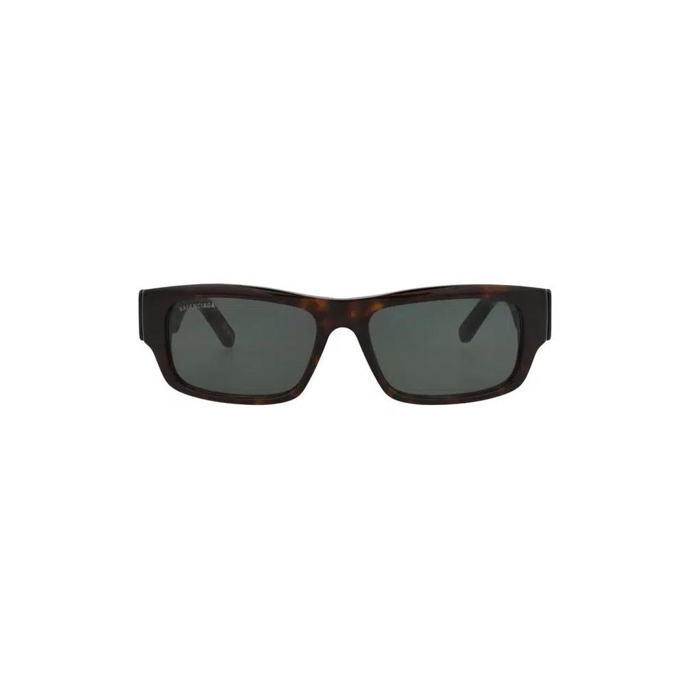 Balenciaga Square Sunglasses 'Хавана/Зеленый' 1