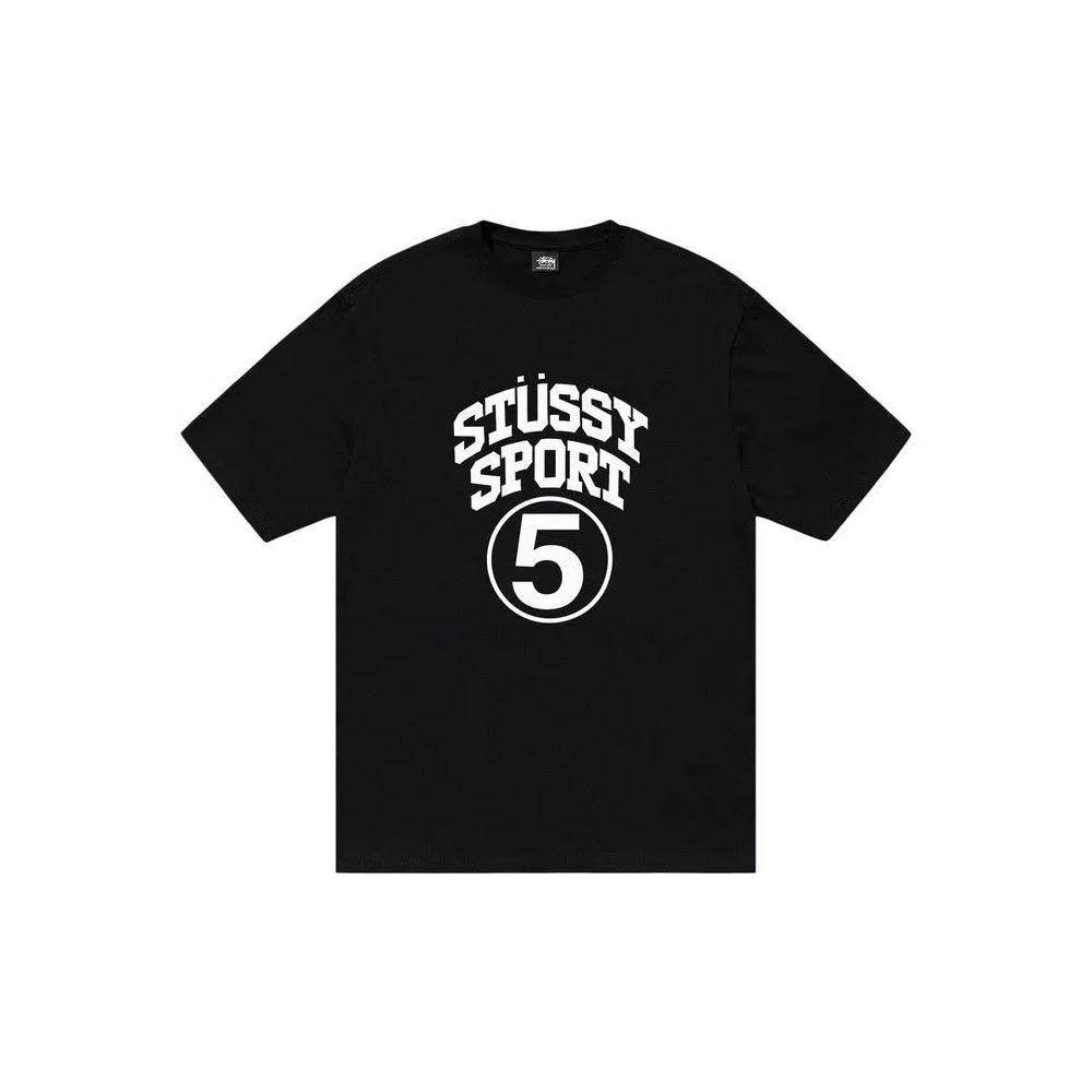 Топы Stussy 5 Sport Tee 'Черный' 1