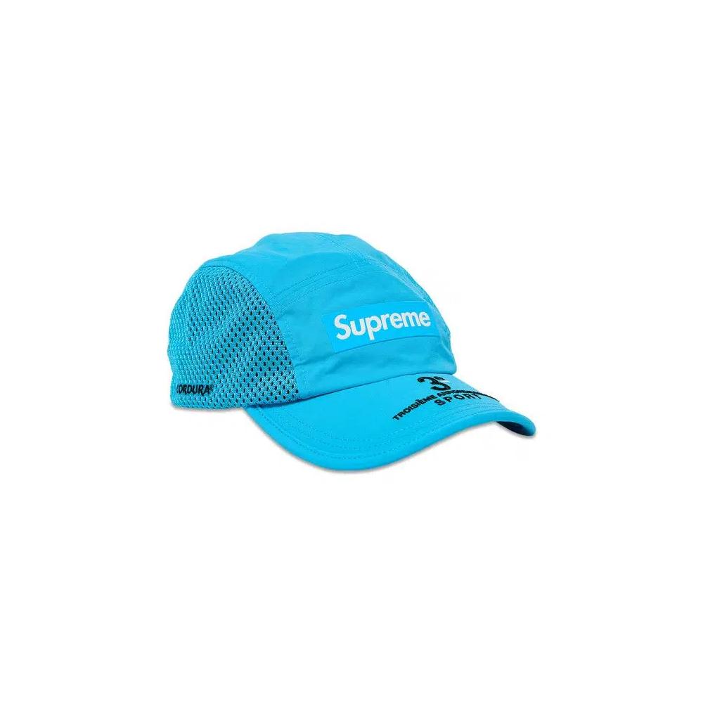 Кепки-защелки Supreme Mesh Side Panel Camp Cap 'Голубой' 2