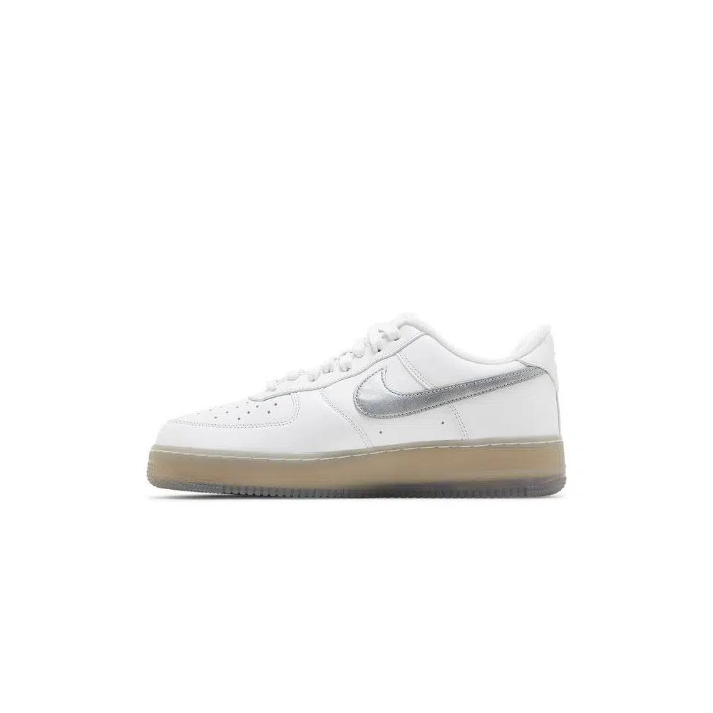 Кроссовки Nike Air Force 1 '07 Premium 'White Metallic Silver' 3