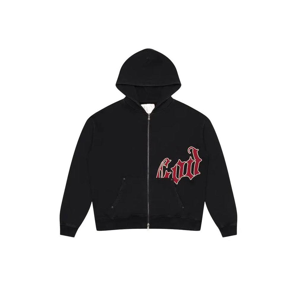 Топы Godspeed OG Logo Sweatsuit V3 'Black Red' 2