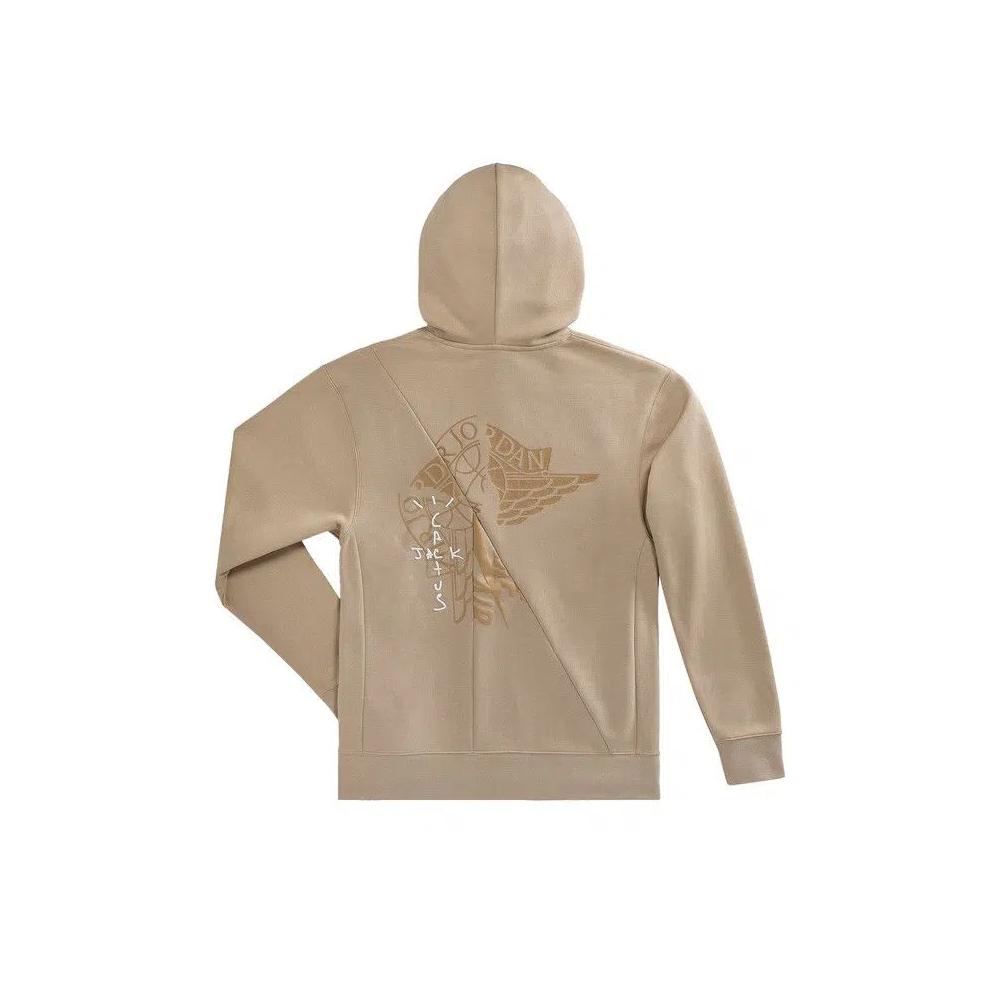 Худи Cactus Jack by Travis Scott x Jordan Pullover Hoodie 'Khaki/University Red' 2