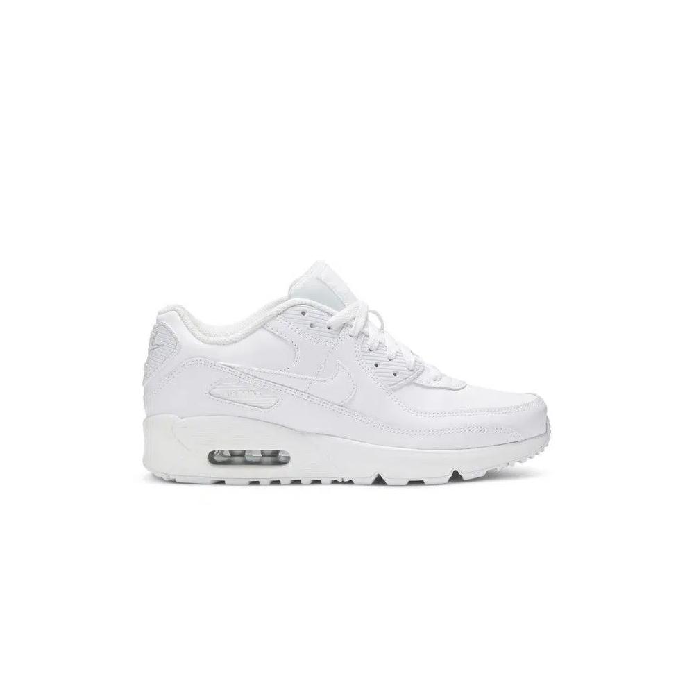 Кроссовки Nike Air Max 90 Leather GS 'White' 1