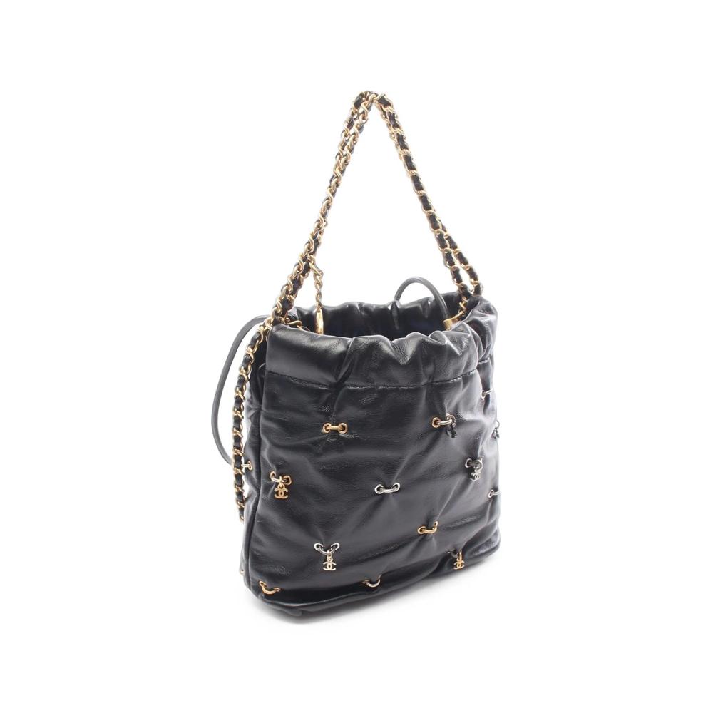 mini Chanel 22 chain calf leather shoulder bag 2