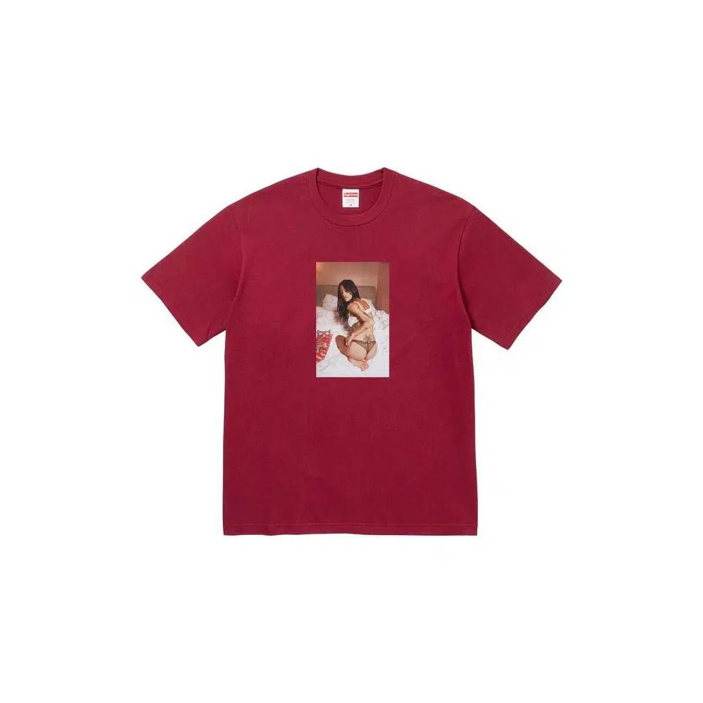 Футболки Supreme x Larry Clark Neighbor Tee 'Cardinal' 1