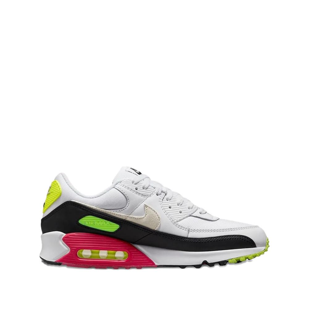 Кроссовки Air Max 90 White/Black/Volt Rush Pink 1