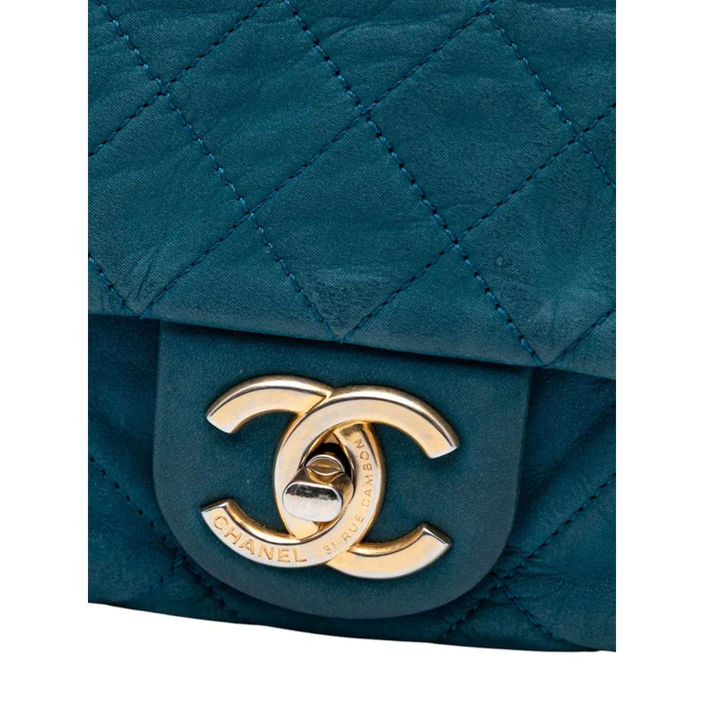 Большая сумка на плечо Quilted Iridescent Calfskin Chic Quilt Flap (2012-2013 годы) 7