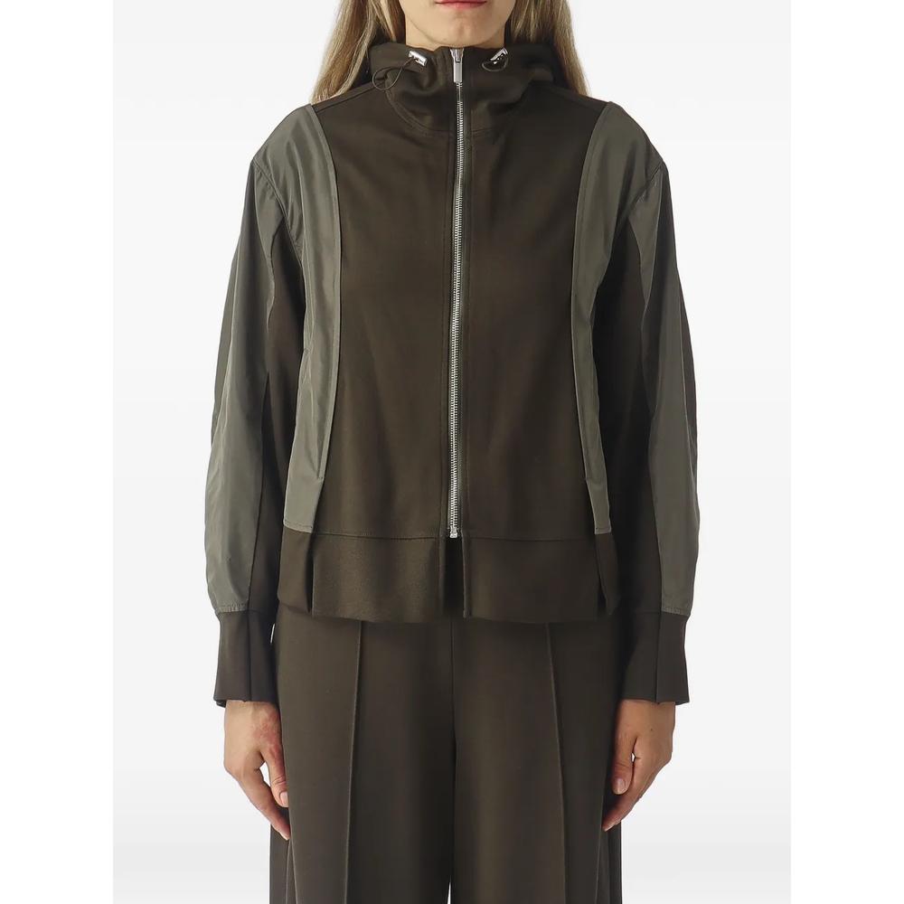 panelled hooded jacket 1