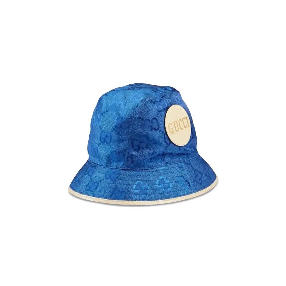 Шляпы Gucci Off The Grid Bucket Hat 'Blue/Beige' 1