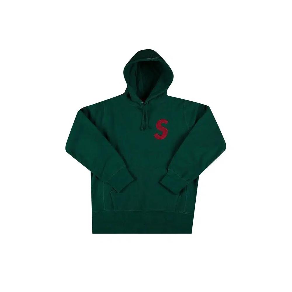 Худи Supreme S Logo Худи с капюшоном 'Темно-зеленый' 1