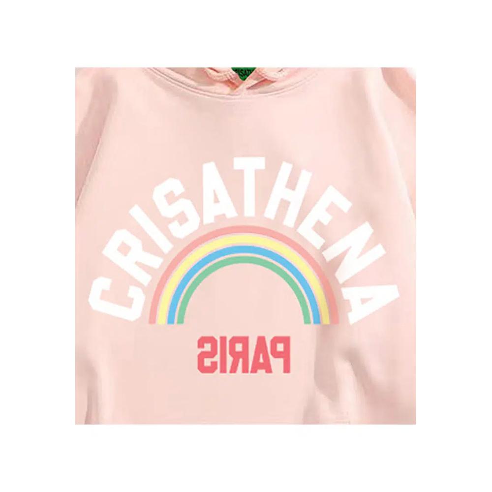 Радужная худи Crisathena розовая 3