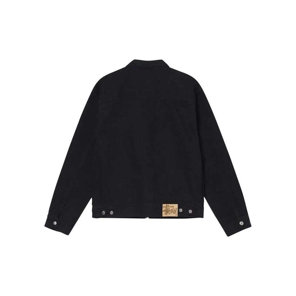 Куртки Stussy Overdyed Zip Work Jacket 'Черный' 2
