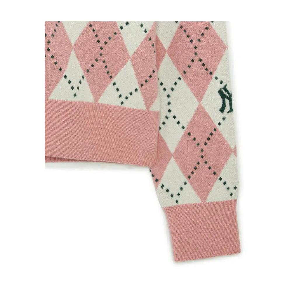 Женский укороченный кардиган ARGYLE MONOGRAM ALL OVER NEW YORK YANKEES 6