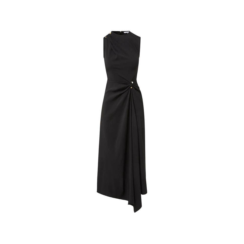 Freja gathered sleeveless midi dress 1