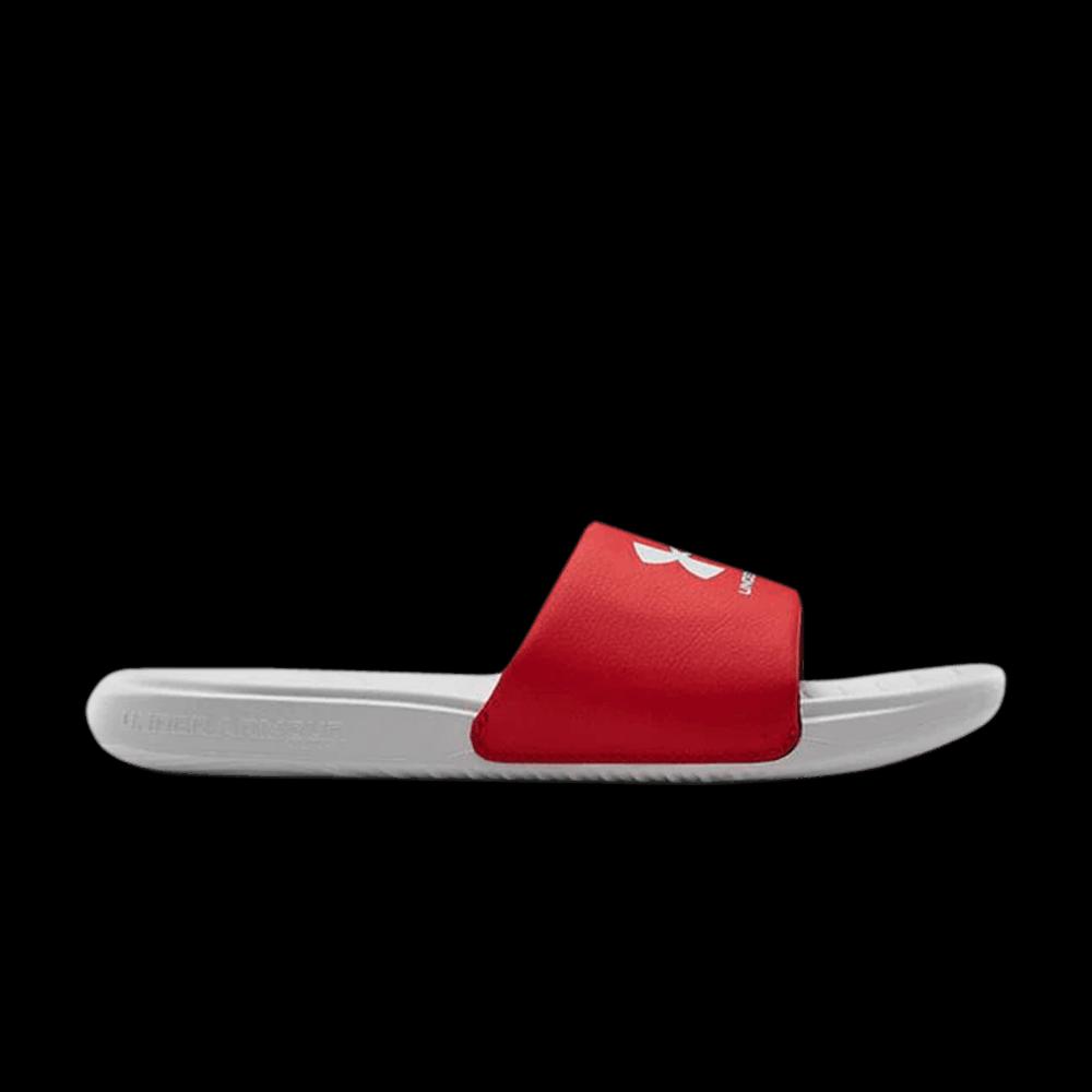 Слайды Under Armour Ansa Fixed Slide 'Halo Grey Red' 1