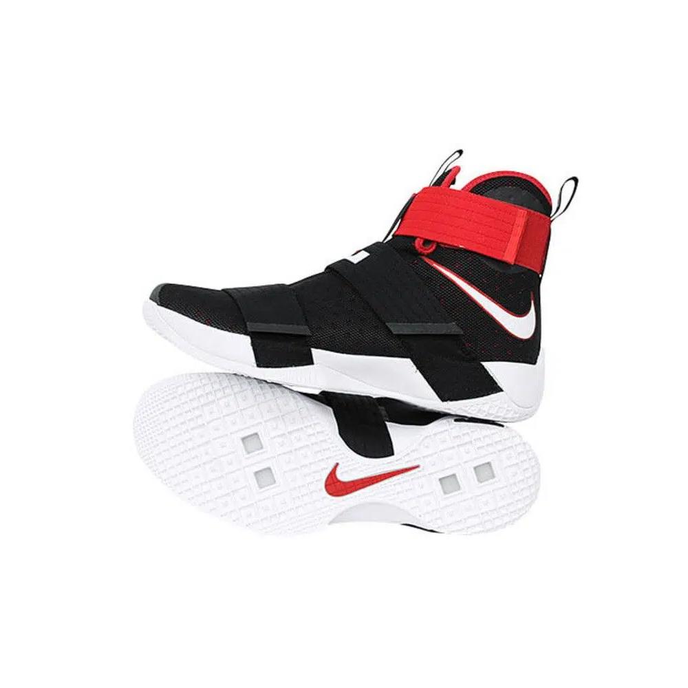 Кроссовки Nike LeBron 10 Soldier 'Black Red' 6
