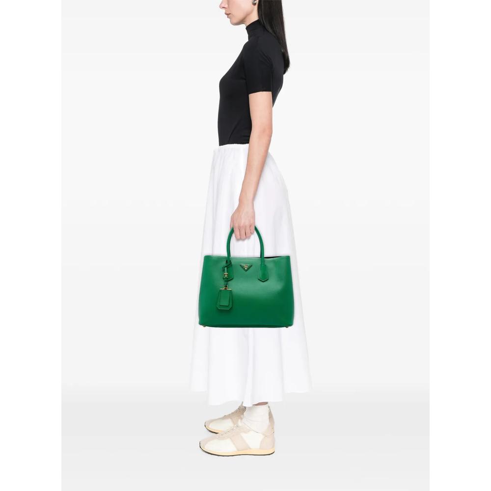 Большая сумка-сэтчел Saffiano Cuir Double (2010-2026 годы) 2