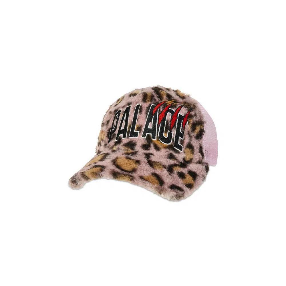 Кепки Palace Claw Furry Trucker 'Leopard Pink' 1