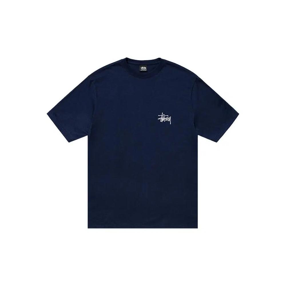 Футболки Stussy Basic Tee 'Темно-синий' 1
