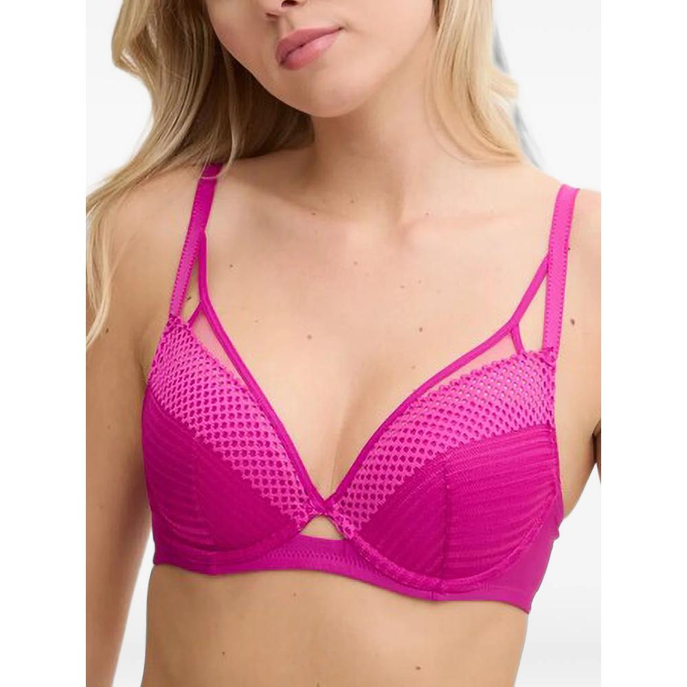 Pulp Play mesh-panelled strappy bra 1
