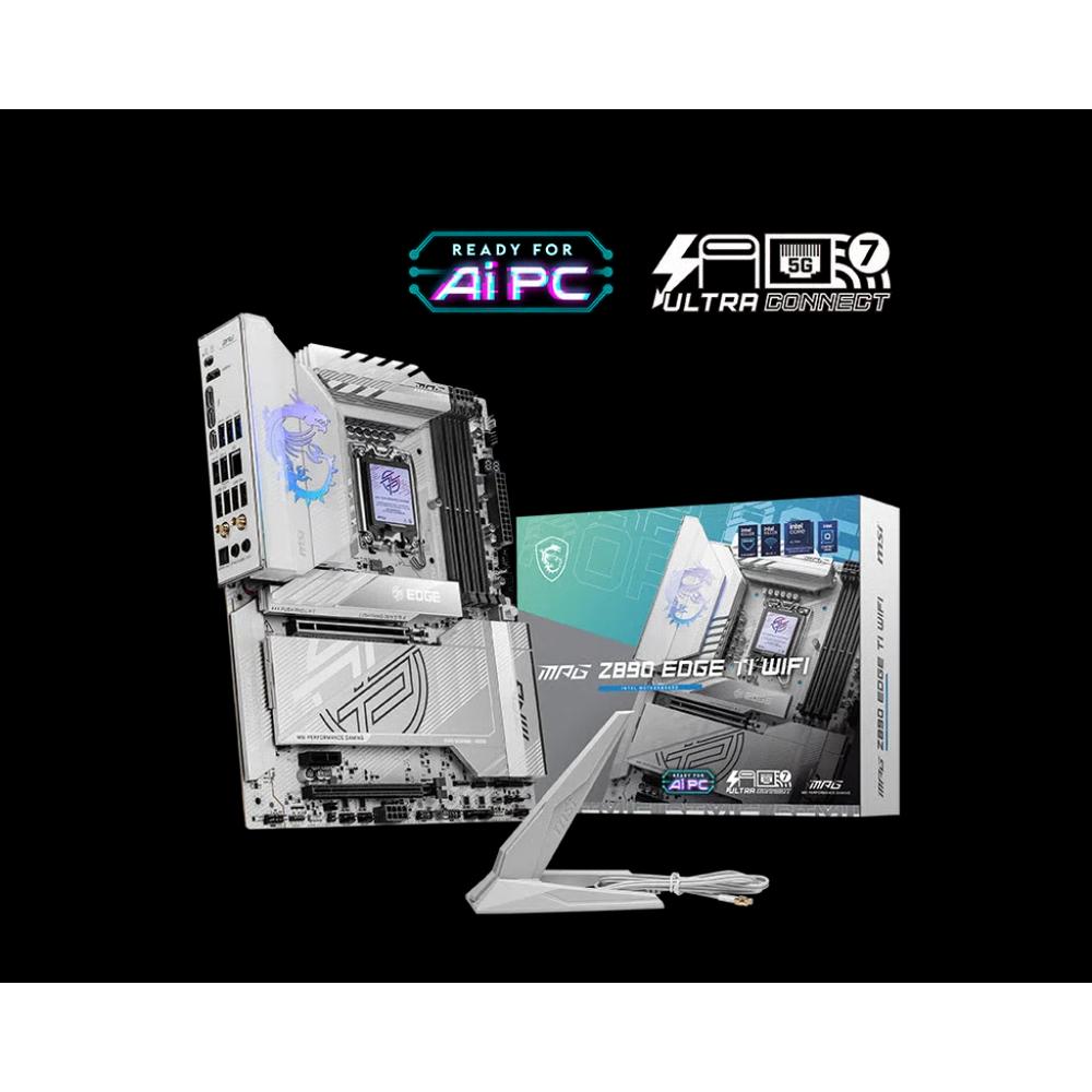 MSI MPG Z890 EDGE TI WIFI ATX белая материнская плата (DDR5) 1