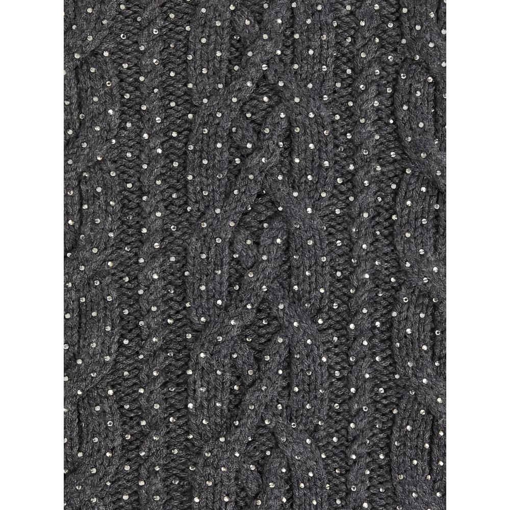 sequin-embellished cable-knit sweater 3