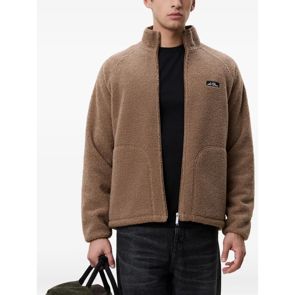fleece raglan-sleeve jacket 3