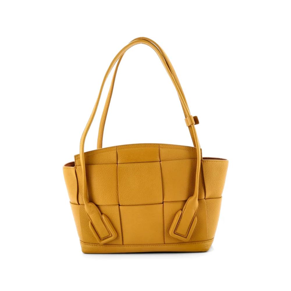 Маленькая сумка на плечо Arco Bag из кожи с плетением Maxi Intrecciato 2