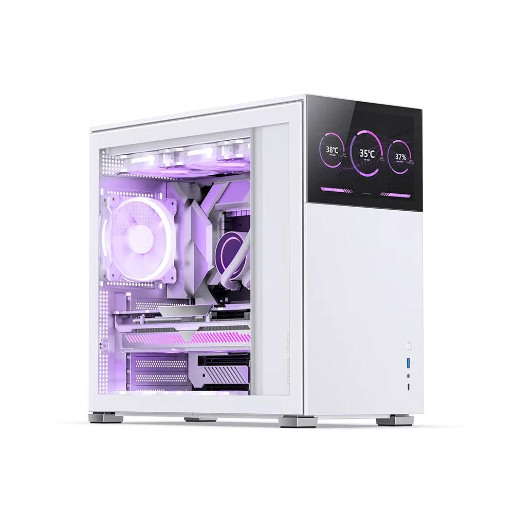 Jonsbo D41 стандартная версия с дополнительным экраном ATX корпус - Белый 1