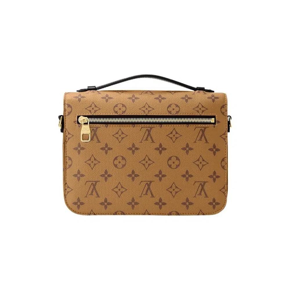 Сумки с верхней ручкой Louis Vuitton Pochette Metis 'Brown Monogram Reverse Canvas' 3